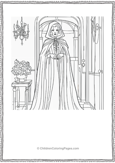 Stepmother-with-a-Spider-Cloak Free PDF Printable