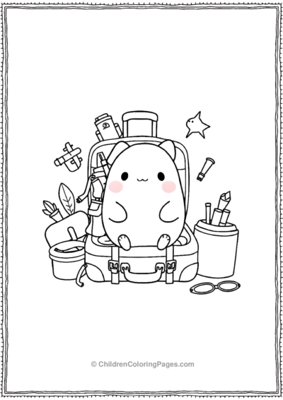 Suitcase-Squishmallow Free PDF Printable