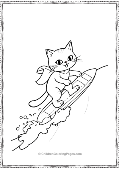 Surfer-Cat-Riding-A-Wave-Of-Candy Free PDF Printable