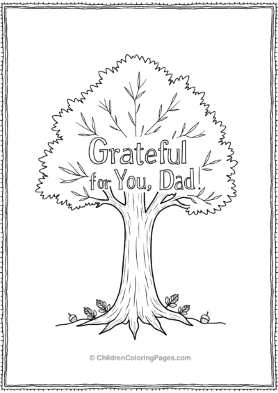 Thanksgiving-Card-For-Fathers Free PDF Printable