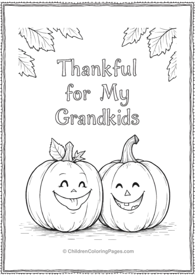 Thanksgiving-Card-For-Grandchildren Free PDF Printable