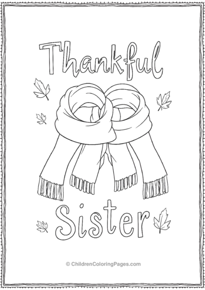 Thanksgiving-Card-For-Sister Free PDF Printable