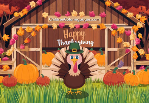 Thanksgiving Coloring Pages: Free PDF Printables for Kids! 🦃🎨