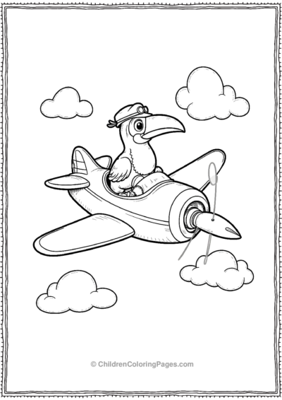 Toucan-As-A-Pilot Free PDF Printable