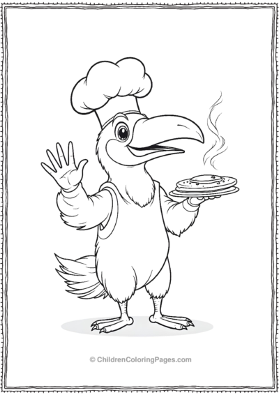 Toucan-Dressed-As-A-Chef Free PDF Printable