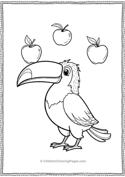 Toucan-Juggling-Fruits Free PDF Printable