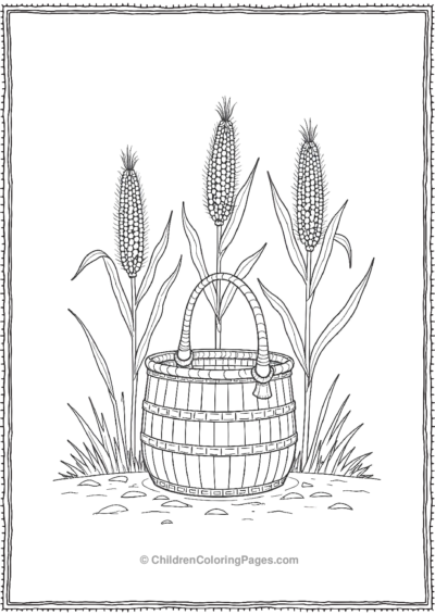 Traditional-Wampanoag-Harvest-And-Corn-Stalks Free PDF Printable