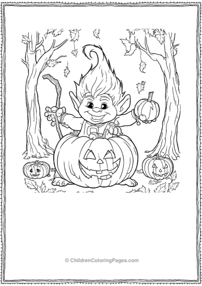 Troll-Inside-A-Pumpkin Free PDF Printable