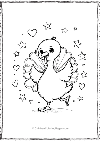 Turkey-Dancing-In-A-Ring-Of-Stars Free PDF Printable