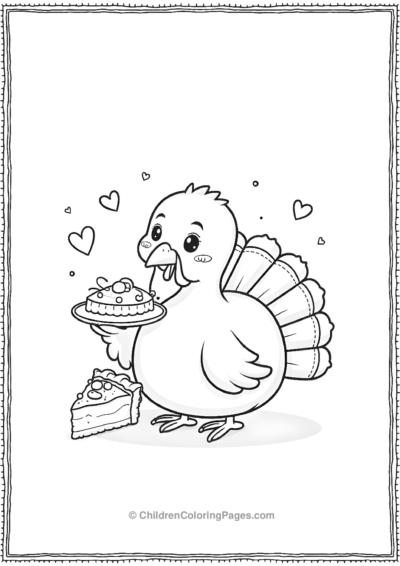 Turkey-Eating-A-Slice-Of-Pie Free PDF Printable