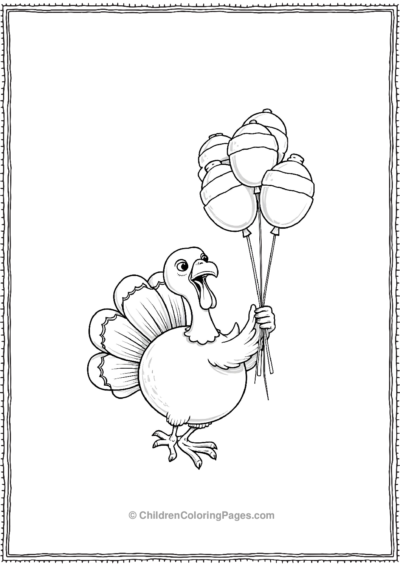 Turkey-Floating-In-The-Air Free PDF Printable