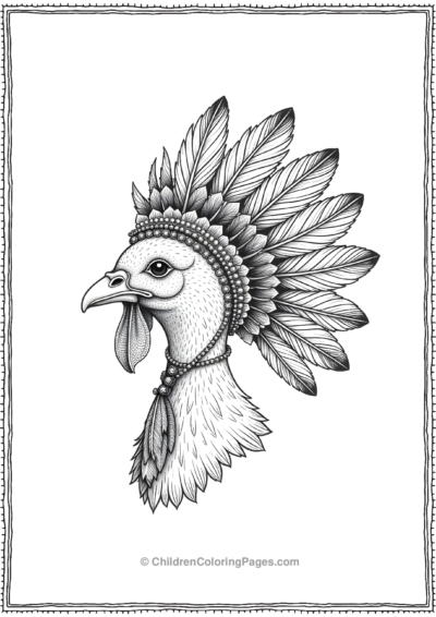 Turkey-Wearing-A-Headdress Free PDF Printable