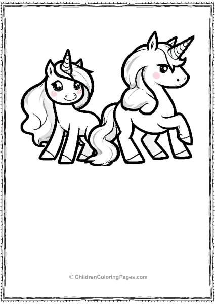 Unicorn Friends Free PDF Printable