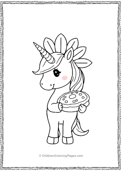 Unicorn In A Turkey Hat Free PDF Printable