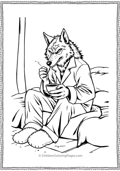 Werewolf-In-Pajamas Free PDF Printable