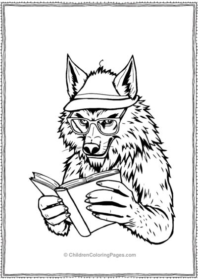 Werewolf-With-A-Tiny-Hat Free PDF Printable