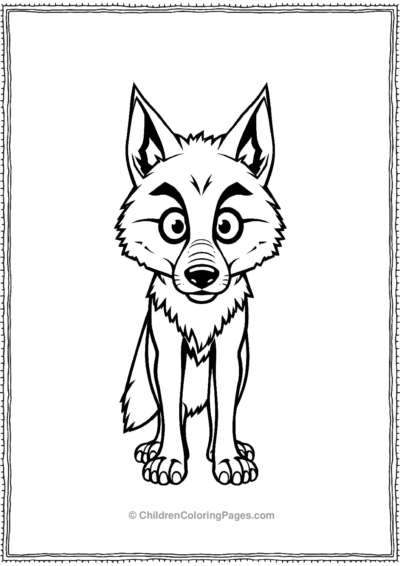 Werewolf-With-Big-Eyes-And-A-Round-Nose Free PDF Printable