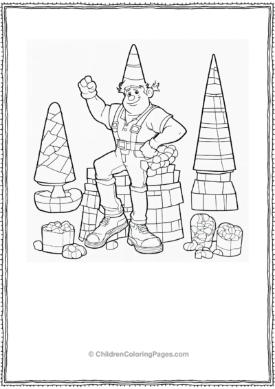 Wreck-It-Ralph-s-Candy-Corn-Chaos Free PDF Printable