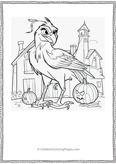 Zazu As A Bird Monster Free PDF Printable