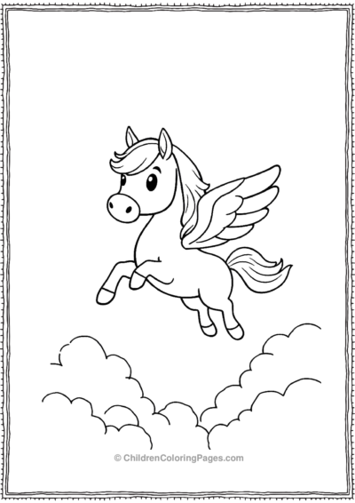 Flying-anime-horse Free PDF Printable