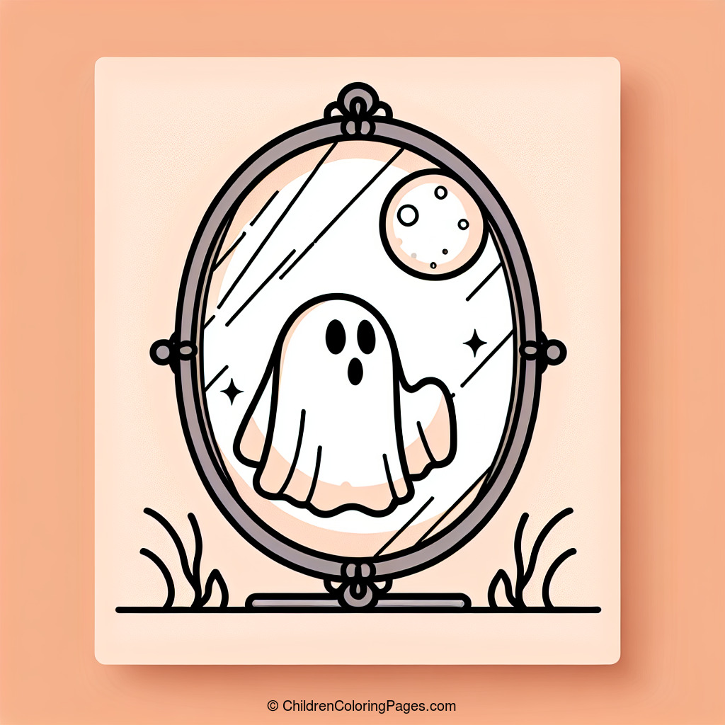 Haunted Mirror Drawing 1