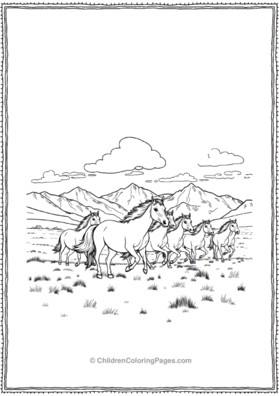 Herd-of-running-horses-scaled Free PDF Printable