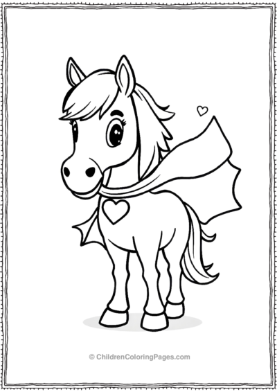 Super-hero-horse Free PDF Printable