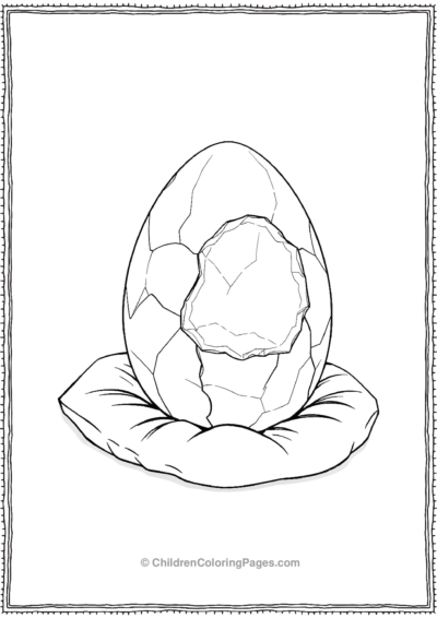 A-Dinosaur-Egg-With-A-Crystallike-Surface Free PDF Printable