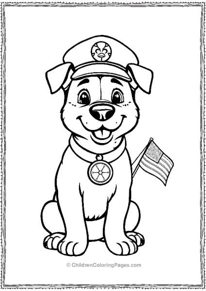 A Dog With A Medal Free PDF Printable