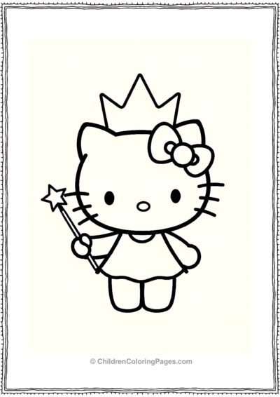 A-Minimal-Hello-Kitty-A-Cartoon-Character Free PDF Printable