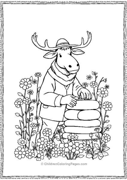 A Moose As A Beekeeper Free PDF Printable