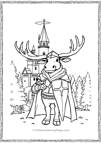 A Moose Knight Free PDF Printable