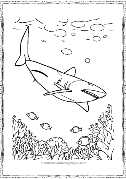 A Realistic Whale Shark Gently Swimming Through The Free PDF Printable