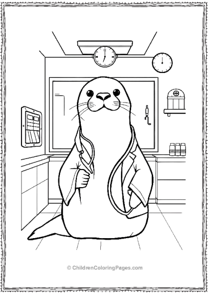 A Seal Dressed As A Doctor Free PDF Printable