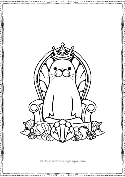 A Seal With A Crown Free PDF Printable