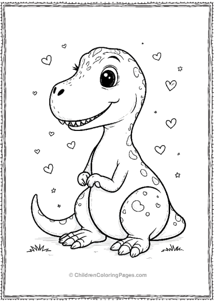 A Velociraptor Sitting With Its Legs Crossed Free PDF Printable