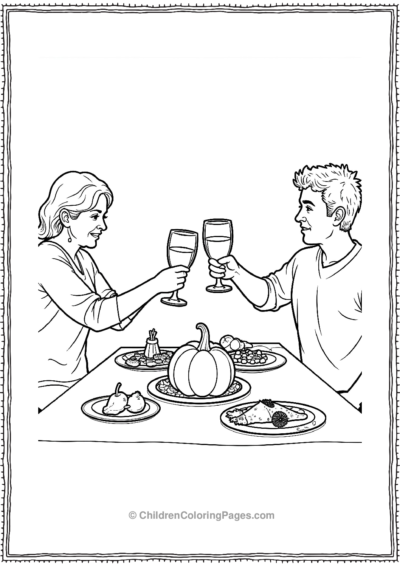 Adults-Raising-Glasses-In-A-Toast Free PDF Printable