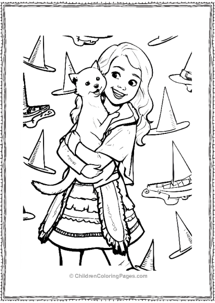 Alison With Her Cat From Hocus Pocus Free PDF Printable