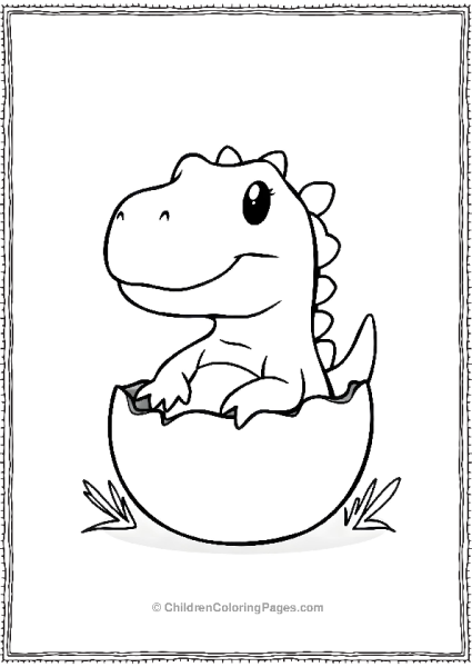 Allosaurus Baby Free PDF Printable