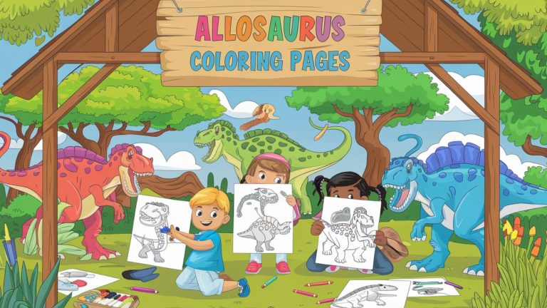 Allosaurus Coloring Pages