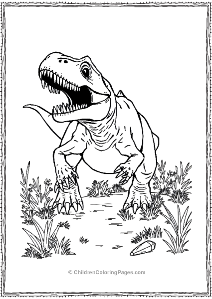 Allosaurus In Action Free PDF Printable