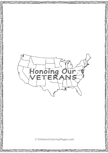 An Outline Of United States Honoring Veteran Day Free PDF Printable