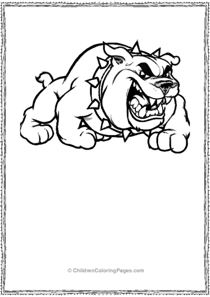 French Angry Bulldog Free PDF Printable