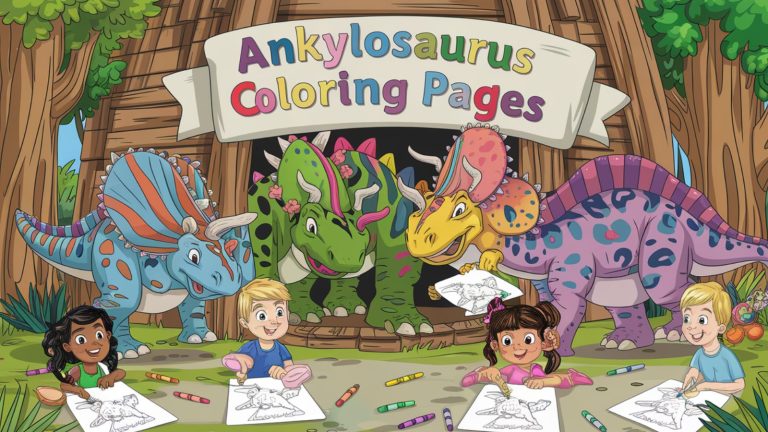 Ankylosaurus Coloring Pages