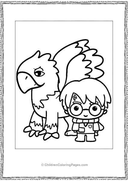 Baby Griffin And Harry Potter Free PDF Printable