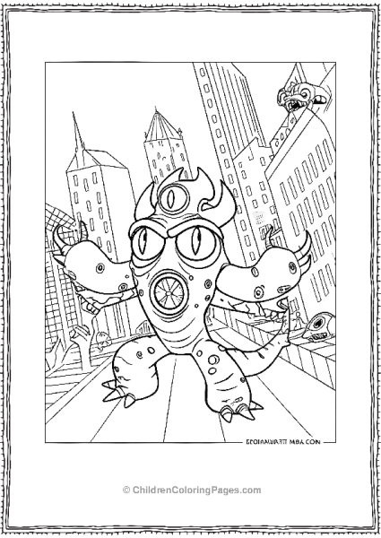 Big Hero 6 Baymax In The City Free PDF Printable