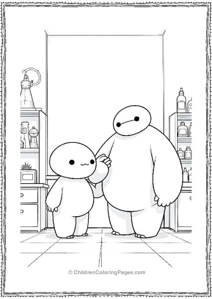 Big Hero 6 Friends In The Lab Free PDF Printable