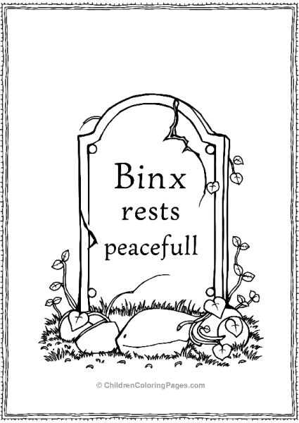 Binx S Gravestone From Hocus Pocus Free PDF Printable