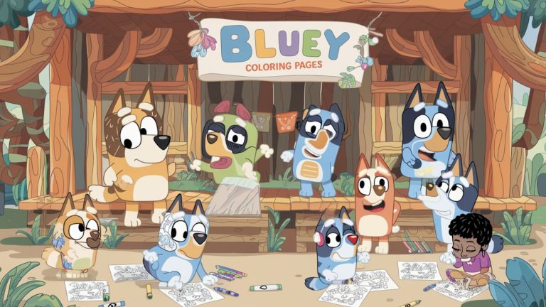 Bluey Coloring Pages