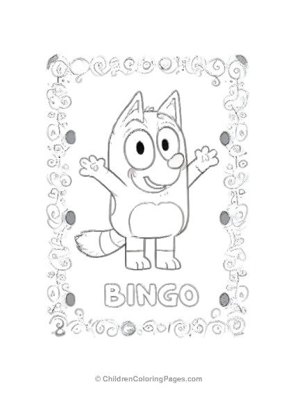 Bluey Greeting Card Free PDF Printable